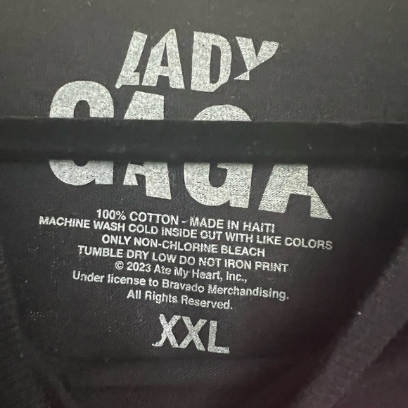 Art pop Lady Gaga Rare Tour Tee xxl - Picture 3 of 4